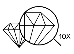 FL - FLAWLESS (NOT EYE VISIBLE)